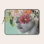 WOMAN WITH FLOWERS 12 Laptop Sleeve Gallery Image 1