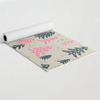 Christmas Trees - Emerald & Pink Yoga Mat Gallery Image 2