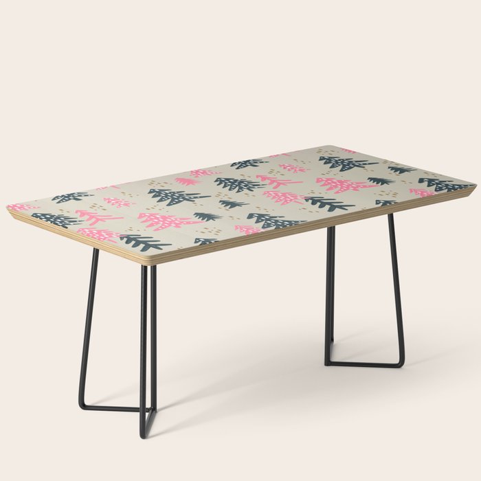 Christmas Trees - Emerald & Pink Coffee Table Gallery Image 1