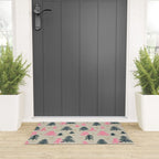 Christmas Trees - Emerald & Pink Welcome Mat Gallery Image 3