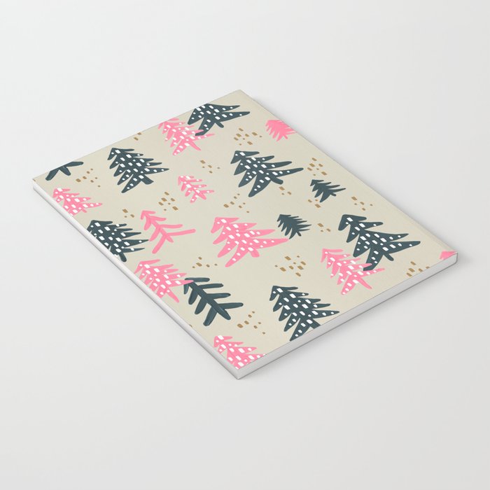 Christmas Trees - Emerald & Pink Notebook Gallery Image 3