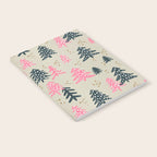 Christmas Trees - Emerald & Pink Notebook Gallery Image 2