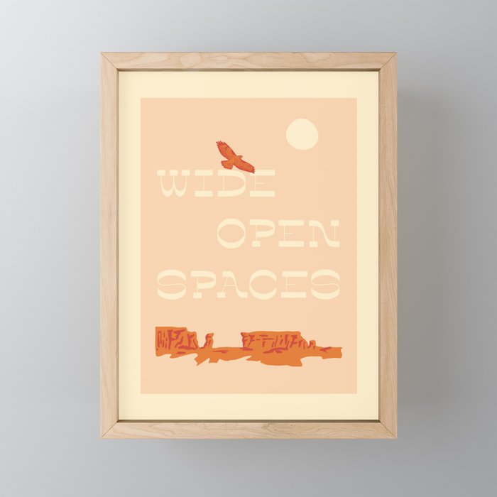 Wide Open Spaces Mini Art Print Gallery Image 1
