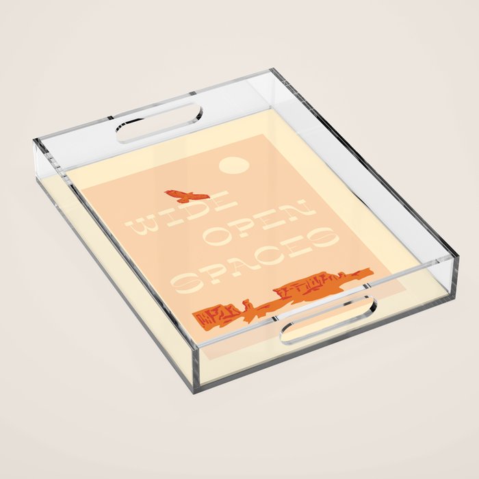 Wide Open Spaces Acrylic Tray Gallery Image 1