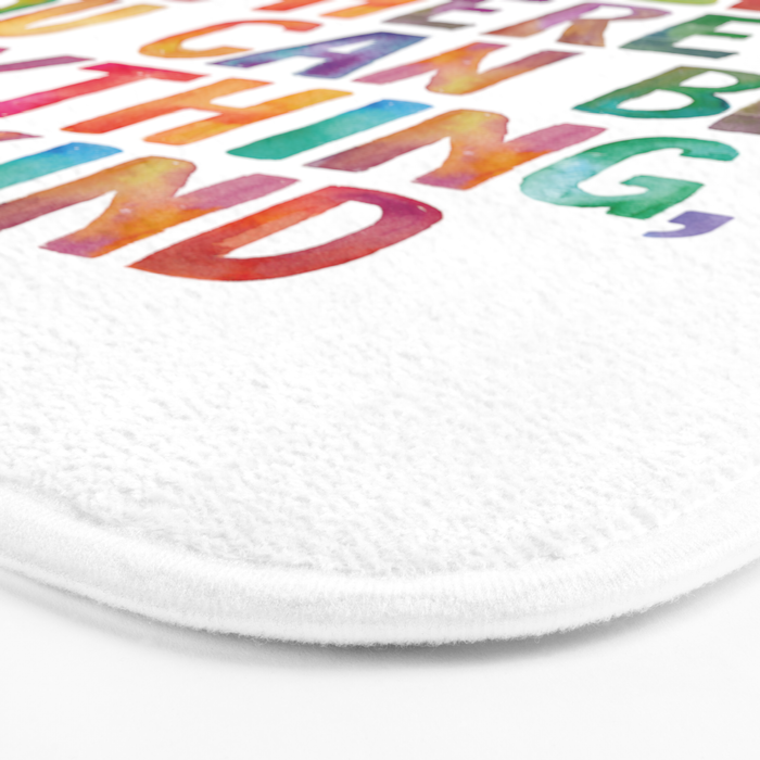 In a World Where You Can Be Anything Be Kind Bath Mat Gallery Image 3