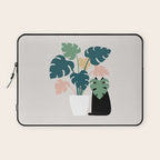 Cat and Plant 21: Leaf Me Alone Laptop Sleeve Gallery Image 1