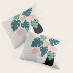 Cat and Plant 21: Leaf Me Alone Pillow Sham Gallery Image 3