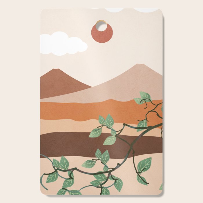 Breeze over the landscape 01 Cutting Board Gallery Image 1