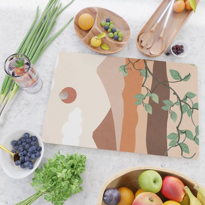 Breeze over the landscape 01 Cutting Board Gallery Image 2