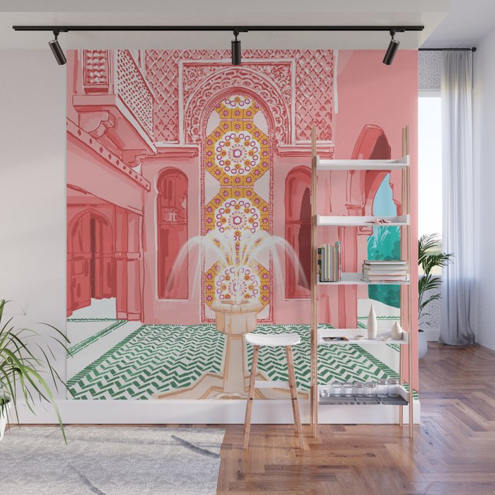 The Blush Palace Wall Mural Gallery Image 1