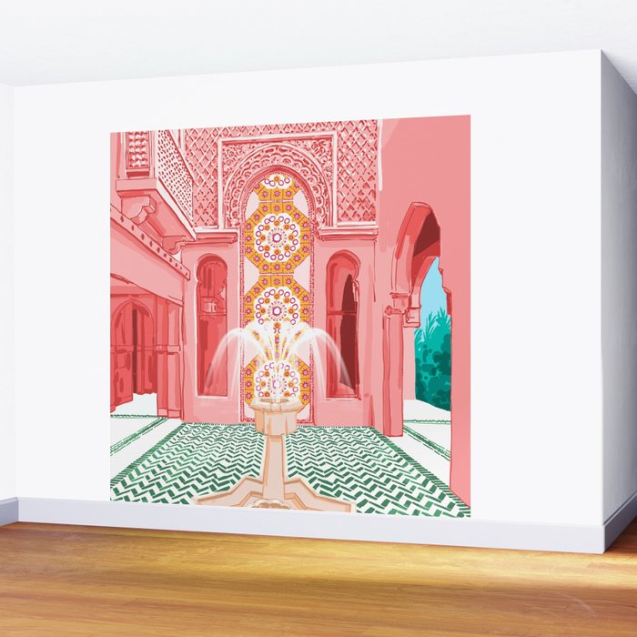 The Blush Palace Wall Mural Gallery Image 2