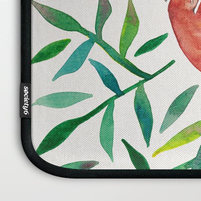 Woodland Fox - Green Leaves Laptop Sleeve Gallery Image 3