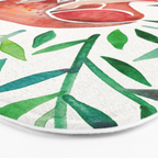 Woodland Fox - Green Leaves Bath Mat Gallery Image 3