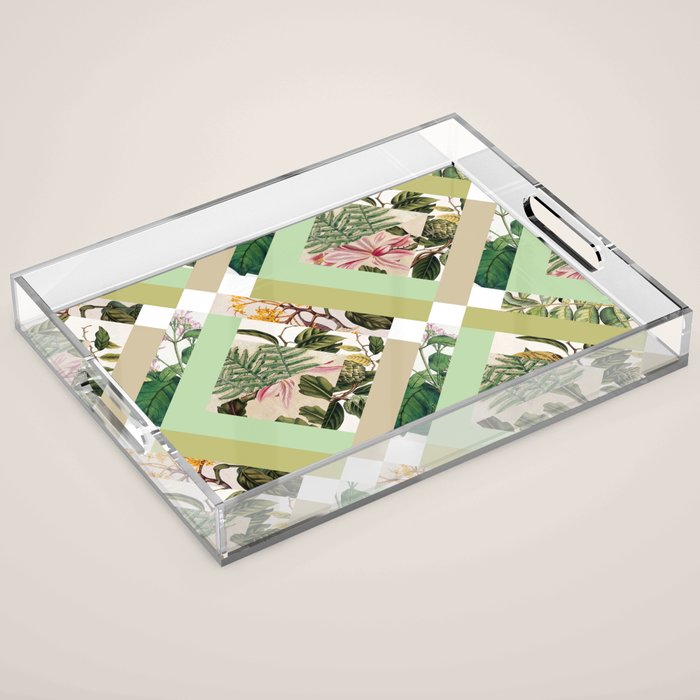 Cubed Vintage Botanicals Acrylic Tray Gallery Image 1