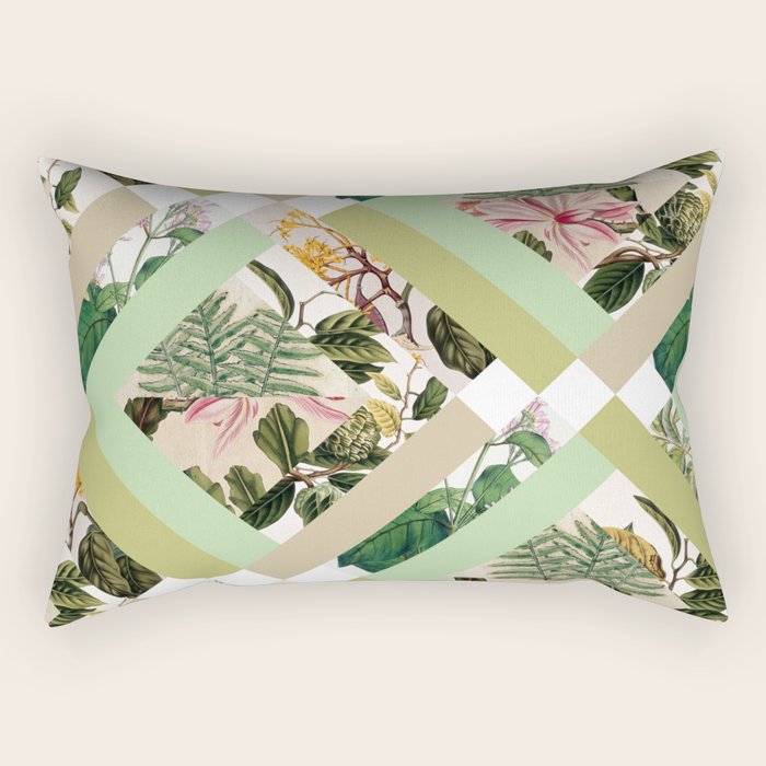 Cubed Vintage Botanicals Rectangular Pillow Gallery Image 2
