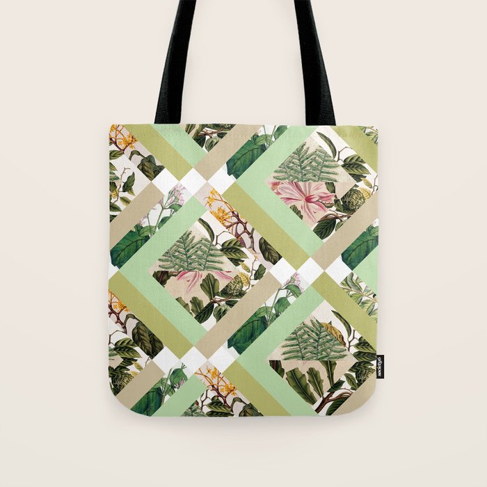 Cubed Vintage Botanicals Tote Bag Gallery Image 1