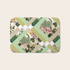 Cubed Vintage Botanicals Bath Mat Gallery Image 1