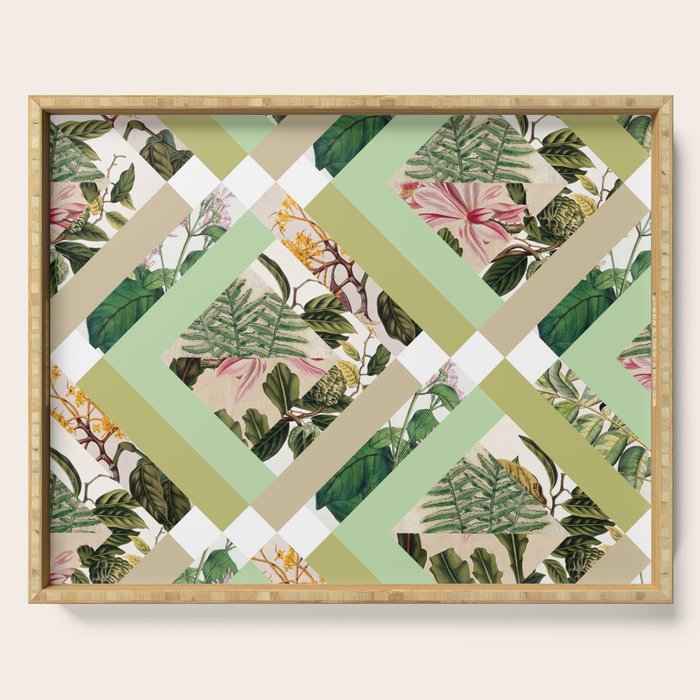 Cubed Vintage Botanicals Serving Tray Gallery Image 1