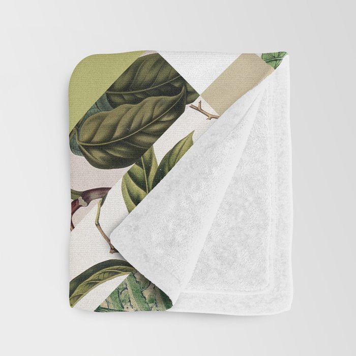 Cubed Vintage Botanicals Throw Blanket Gallery Image 3
