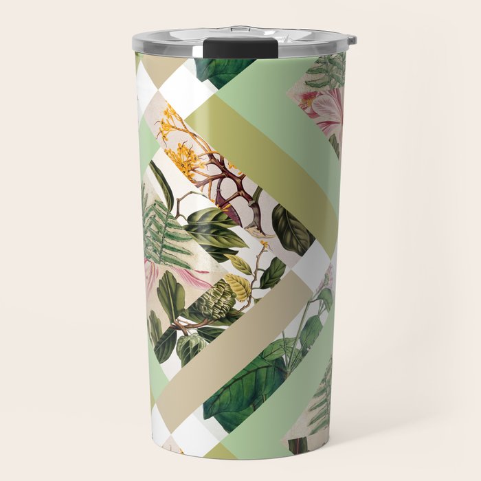 Cubed Vintage Botanicals Travel Mug Gallery Image 1
