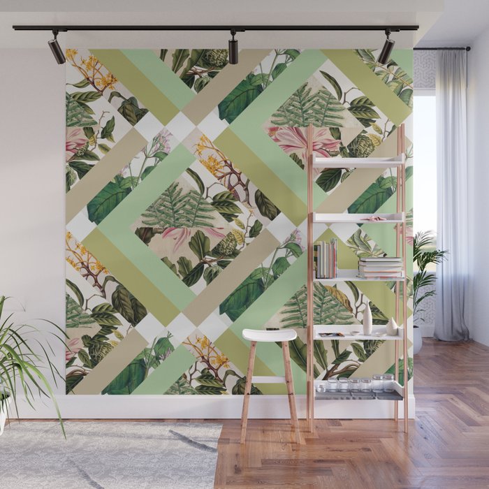 Cubed Vintage Botanicals Wall Mural