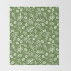 Pine Branches Throw Blanket Gallery Image 2