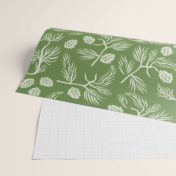Pine Branches Wrapping Paper Gallery Image 2