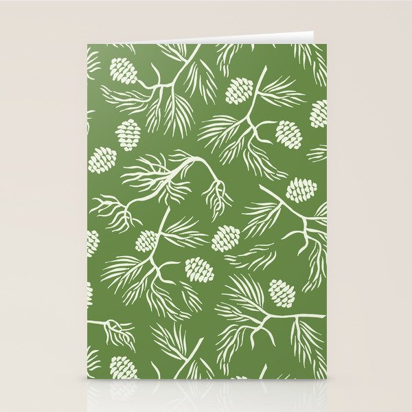 Pine Branches Stationery Card Gallery Image 2