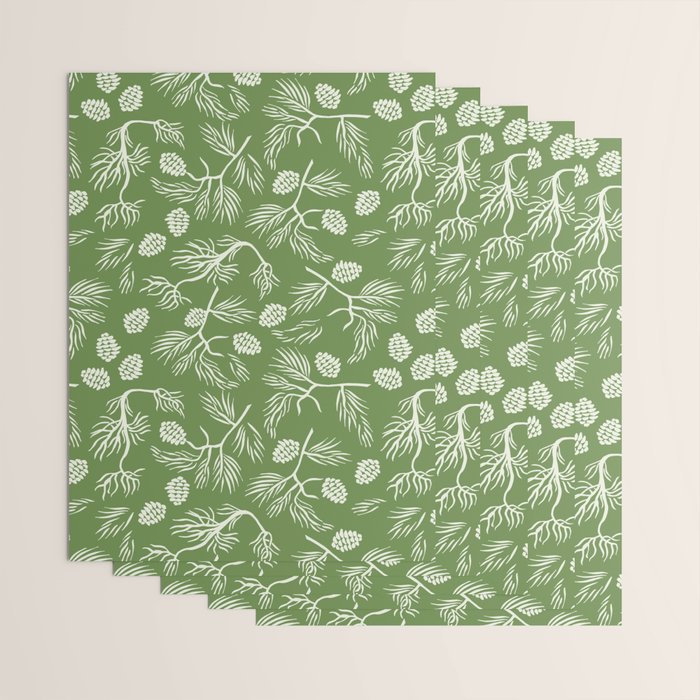 Pine Branches Wrapping Paper Gallery Image 3