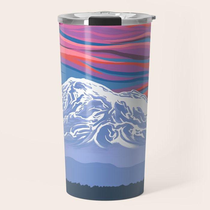 Orca Momma and calf - Ballet Slipper Travel Mug Gallery Image 1
