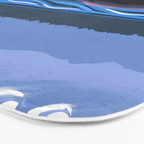 Orca Momma and calf - Ballet Slipper Bath Mat Gallery Image 3