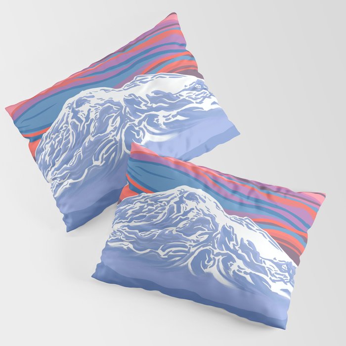Orca Momma and calf - Ballet Slipper Pillow Sham Gallery Image 1