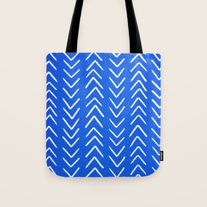 Mudcloth 01: Navy Blue Edition Tote Bag Gallery Image 1