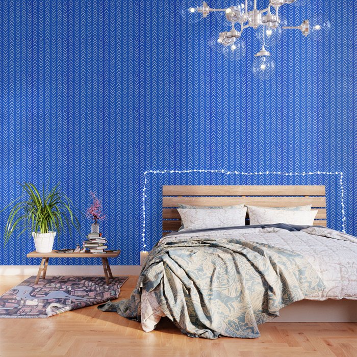 Mudcloth 01: Navy Blue Edition Wallpaper Gallery Image 1