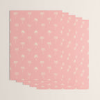 Pink summer palm tree doodle art pattern Wrapping Paper Gallery Image 3
