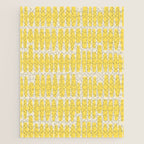 Bold Yellow Geometric Shapes Pattern Jigsaw Puzzle Gallery Image 1
