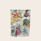 Vintage & Shabby Chic - Tropical Botanical Flower Garden  Wall Hanging Gallery Image 1