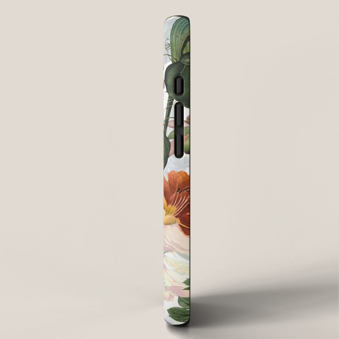 Vintage & Shabby Chic - Tropical Botanical Flower Garden  iPhone Case Gallery Image 2