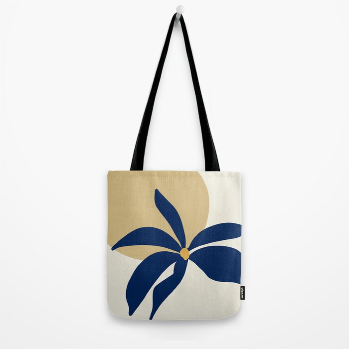 The Flower And The Sun, Floral Prints Tote Bag Gallery Image 2