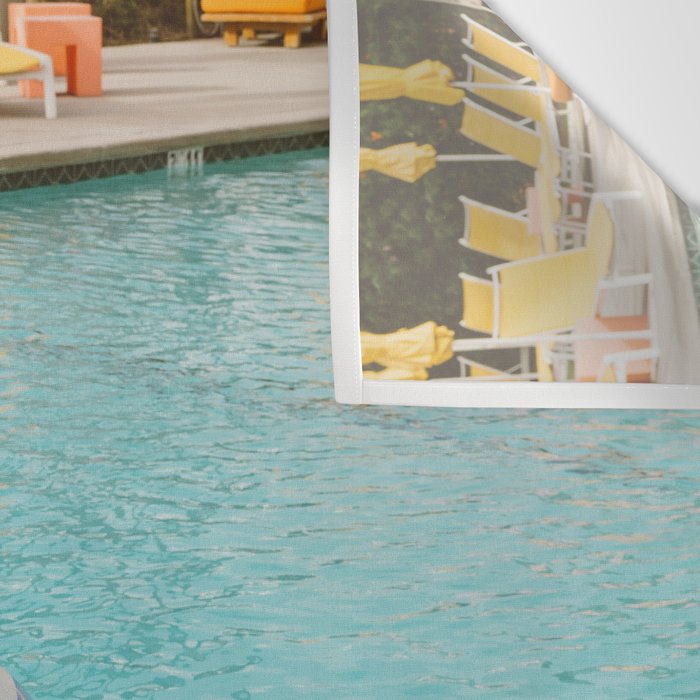 Palm Springs Pool Day Wall Tapestry Gallery Image 3