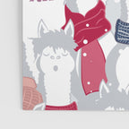 Happy llamas Christmas Choir III Poster Gallery Image 3