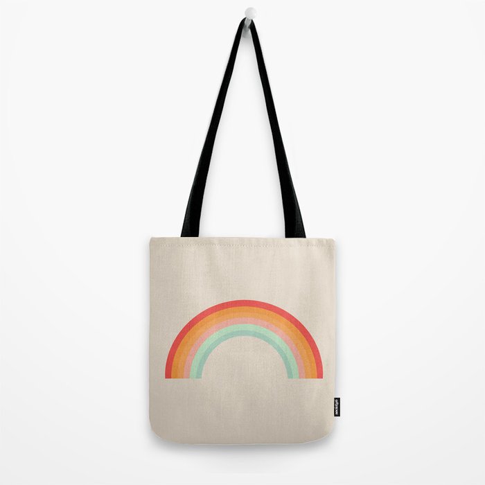 Vintage Rainbow Tote Bag Gallery Image 2