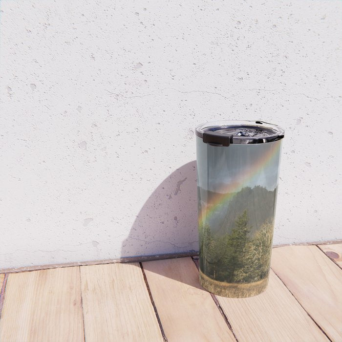 Beacon Rock Rainbow Nature Photography Travel Mug Gallery Image 4