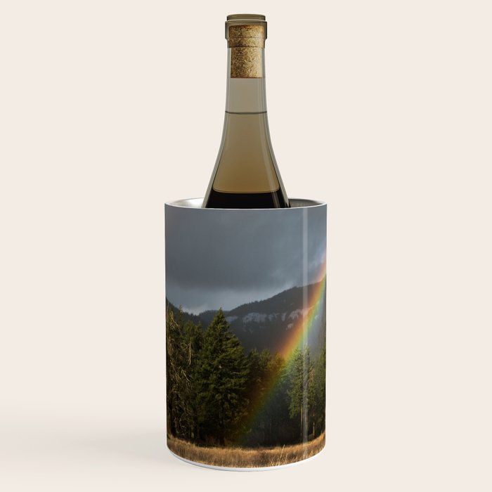 Beacon Rock Rainbow Nature Photography Wine Chiller Gallery Image 2