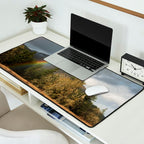 Beacon Rock Rainbow Nature Photography Desk Mat Gallery Image 2