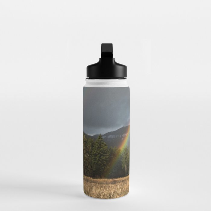 Beacon Rock Rainbow Nature Photography Water Bottle Gallery Image 3