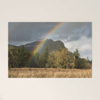 Beacon Rock Rainbow Nature Photography Welcome Mat Gallery Image 1