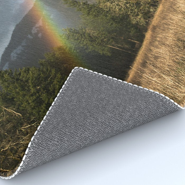 Beacon Rock Rainbow Nature Photography Rug Gallery Image 4