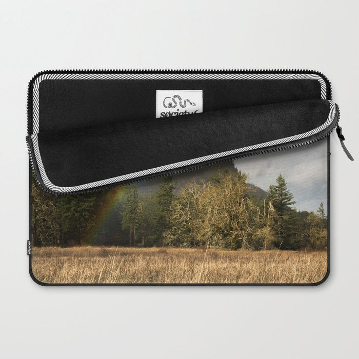 Beacon Rock Rainbow Nature Photography Laptop Sleeve Gallery Image 2