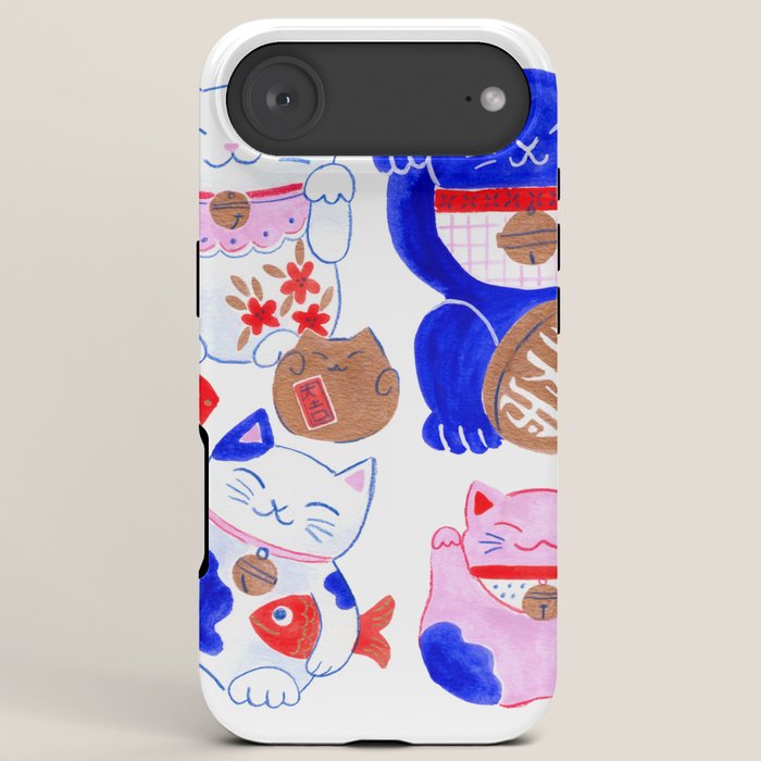 Maneki Neko Lucky Cats iPhone Case Gallery Image 6